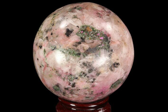 Bargain, Polished Cobaltoan Calcite Sphere - Congo #95034